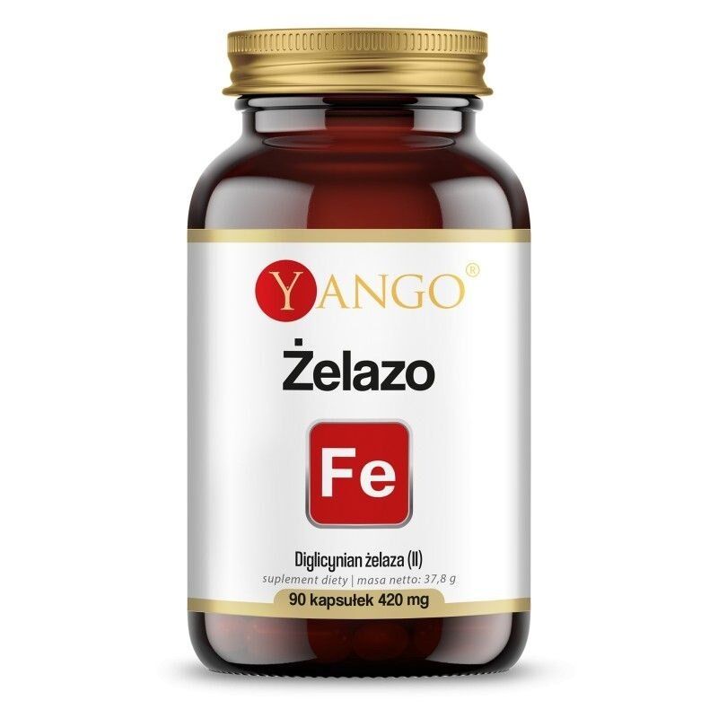 YANGO Ferrous – bisglicynian żelaza (II) (90 kapsułek) – Viking Supplements
