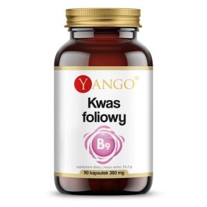 YANGO Kwas foliowy – witamina B9 (90 kapsułek) – Viking Supplements