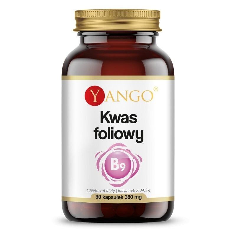 YANGO Kwas foliowy – witamina B9 (90 kapsułek) – Viking Supplements
