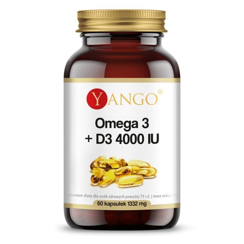 YANGO Omega 3+D3 4000 IU (60 kapsułek) – Viking Supplements