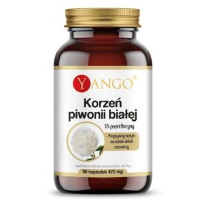 YANGO Korzeń białej piwonii – 5% paeniflorin (90 kapsułek) – Viking Supplements